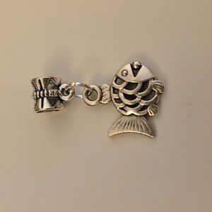 FISH  Charm for European Style Bracelets Tibeten alloys